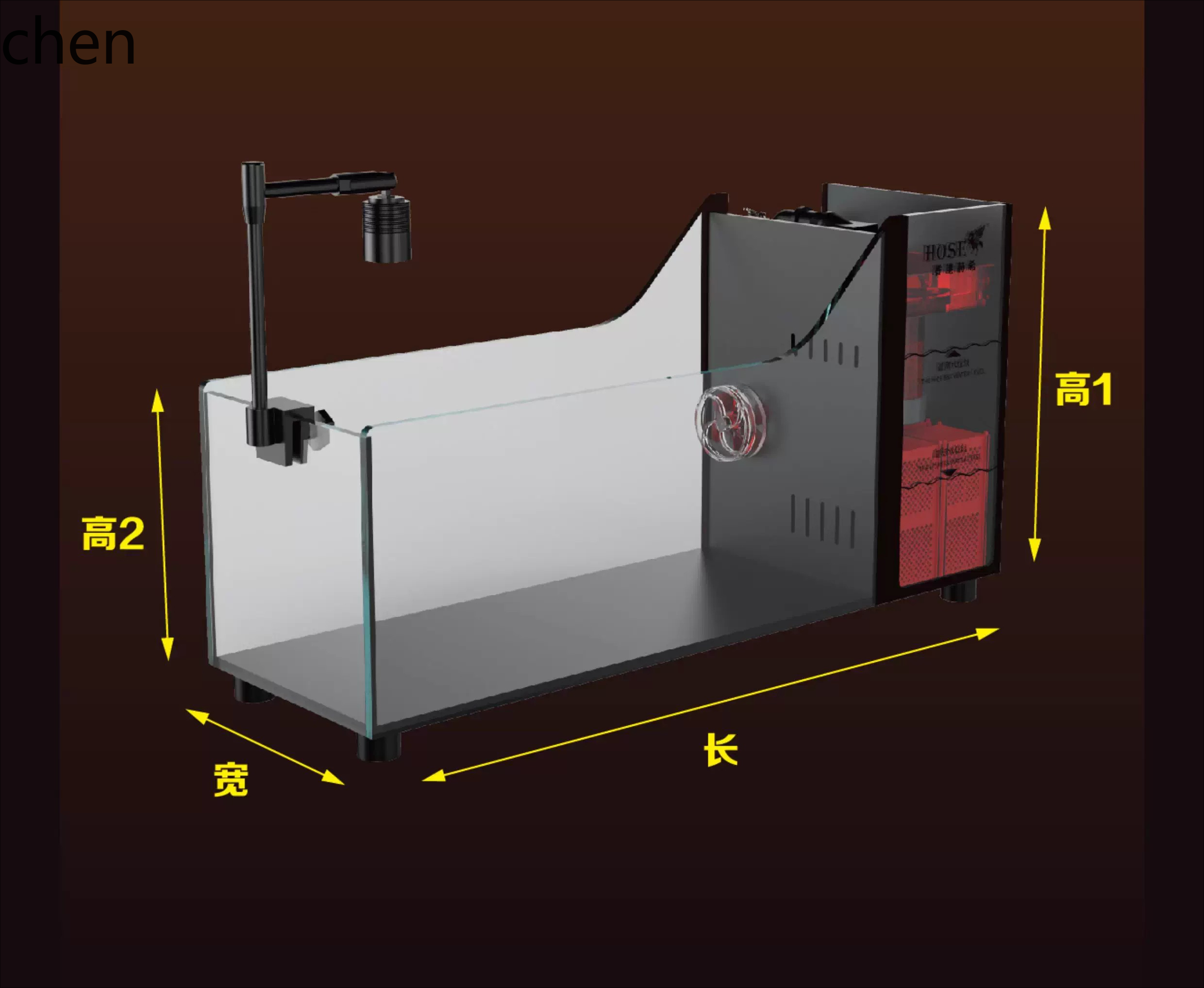 Marine Aquarium Nano - ZML Glass Tank Ultra-clear Glass Tank