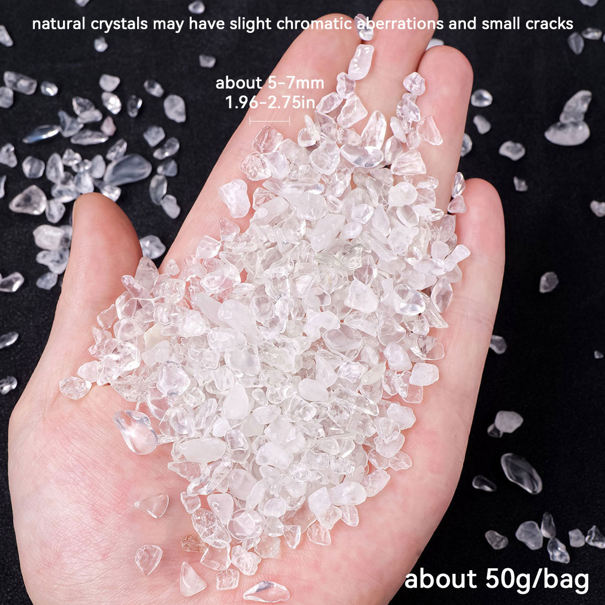50g/bag Natural Crystal Clear  - Marine Aquarium Aquascape recensie en prijs