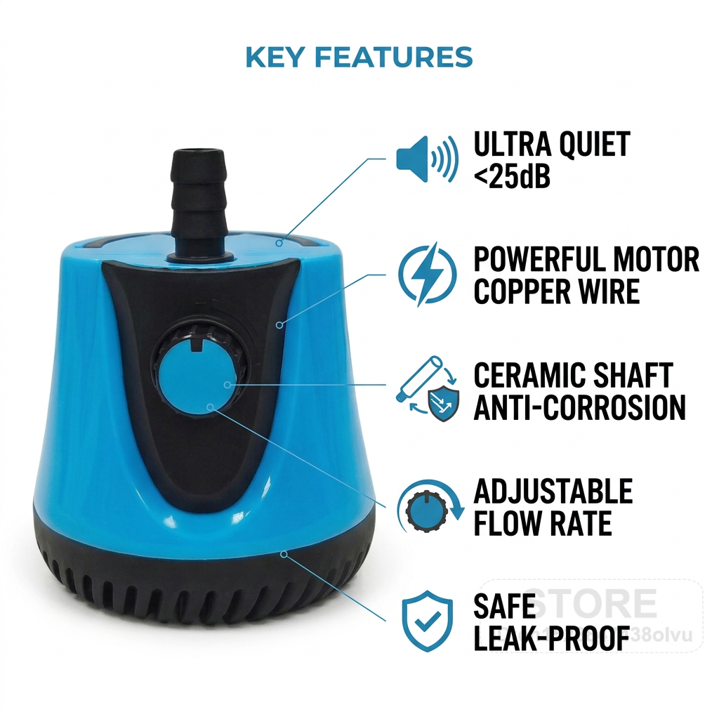 Ultra Silent Aquarium Bottom S - Marine Aquarium Nano recensie en prijs