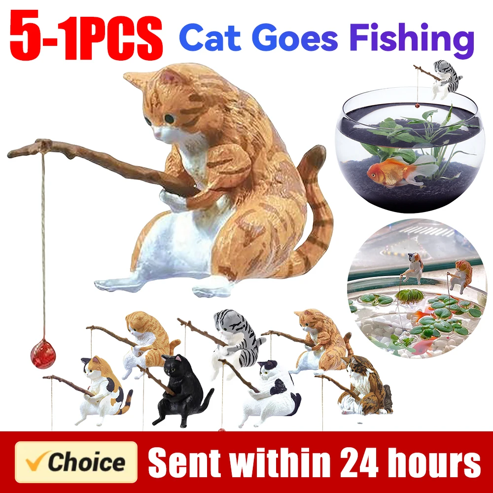 1-5PCS Fishing Cat Aquariums D - Marine Aquarium Aquascape recensie en prijs
