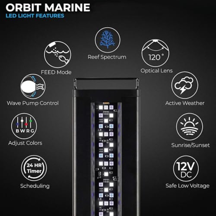USA 24-36 Inch Orbit Marine LE - Marine Aquarium Hours recensie en prijs