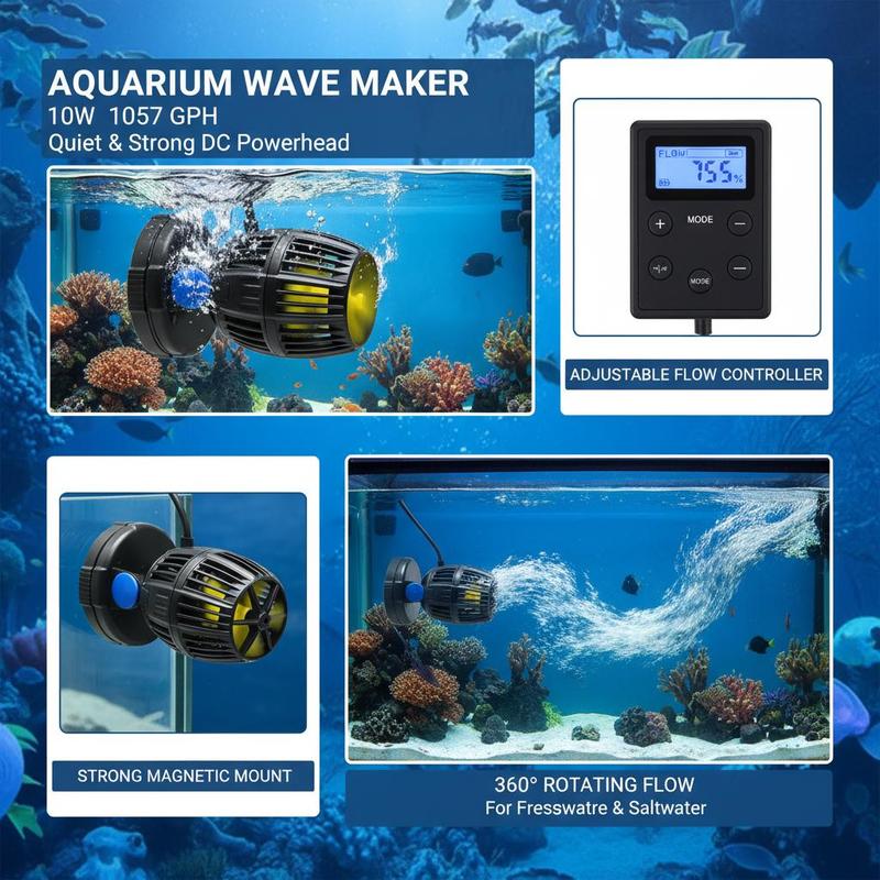 Aquarium Wave Maker, 10W, 1057 - Powerhead Wave Maker recensie en prijs