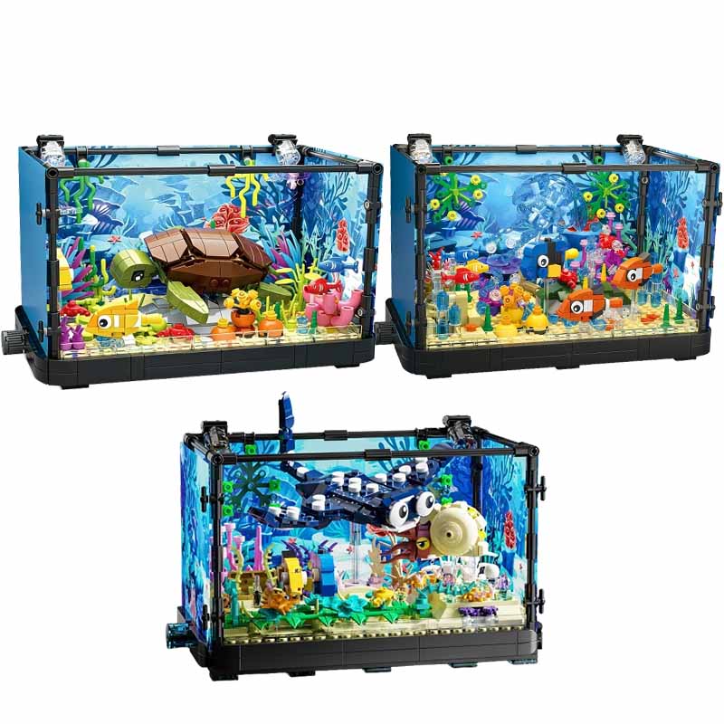 Fish Tank Building Block Set w - Aquarium Marine recensie en prijs