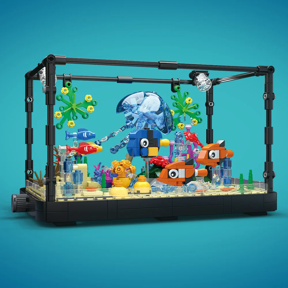 Fish Tank Building Block Set w - Aquarium Marine recensie en prijs