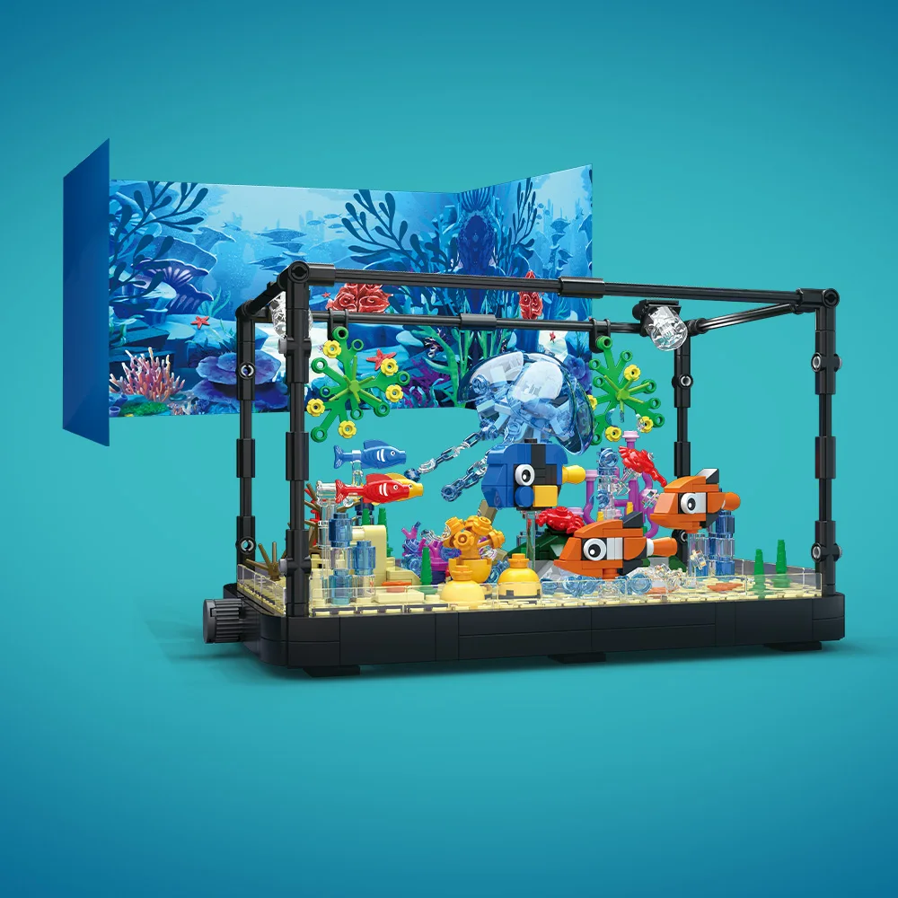 Fish Tank Building Block Set w - Aquarium Marine recensie en prijs