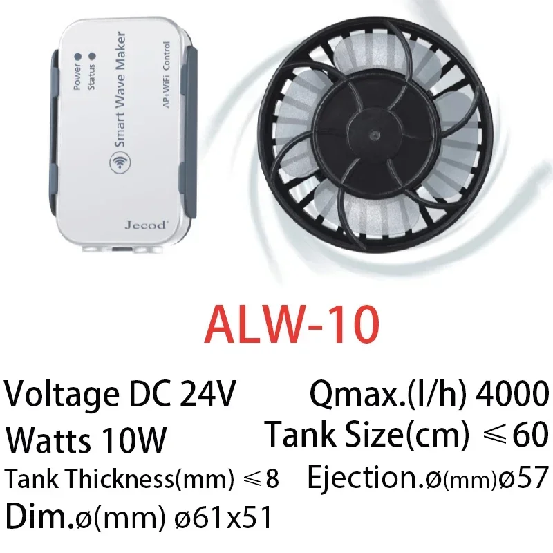 Jebao Jecod New ALW Series WIF - Powerhead Wave Maker recensie en prijs