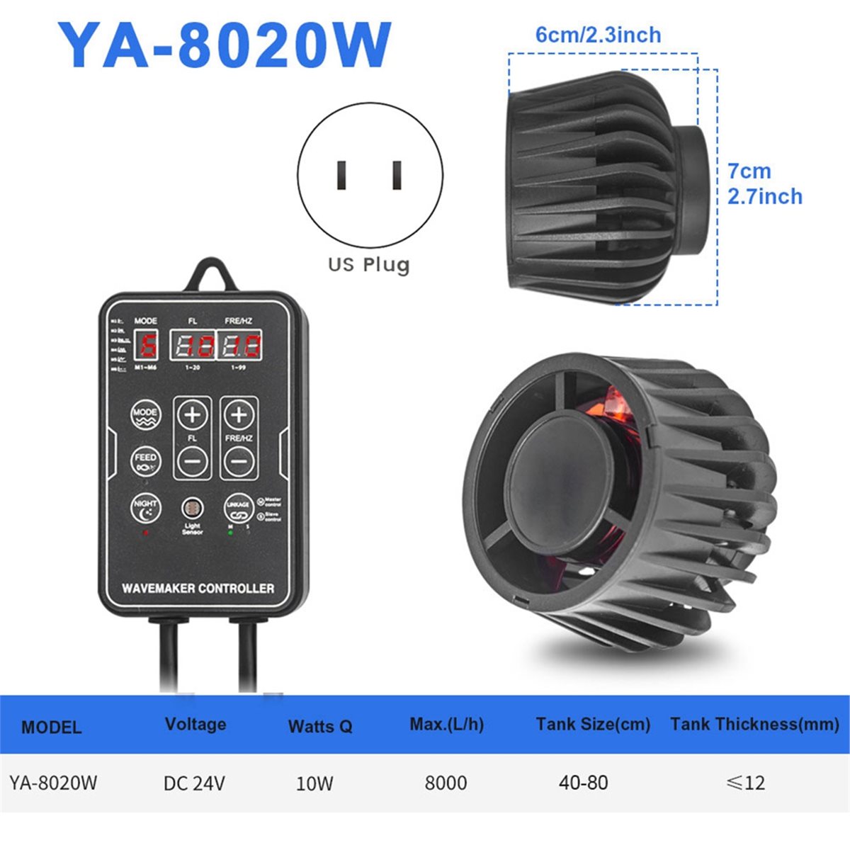 NEW Fish Magnetic Aquarium Wav - Powerhead Wave Maker recensie en prijs