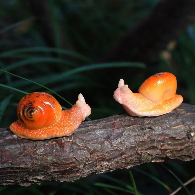 Kawaii Snail Figurines Artific - Marine Aquarium Aquascape recensie en prijs