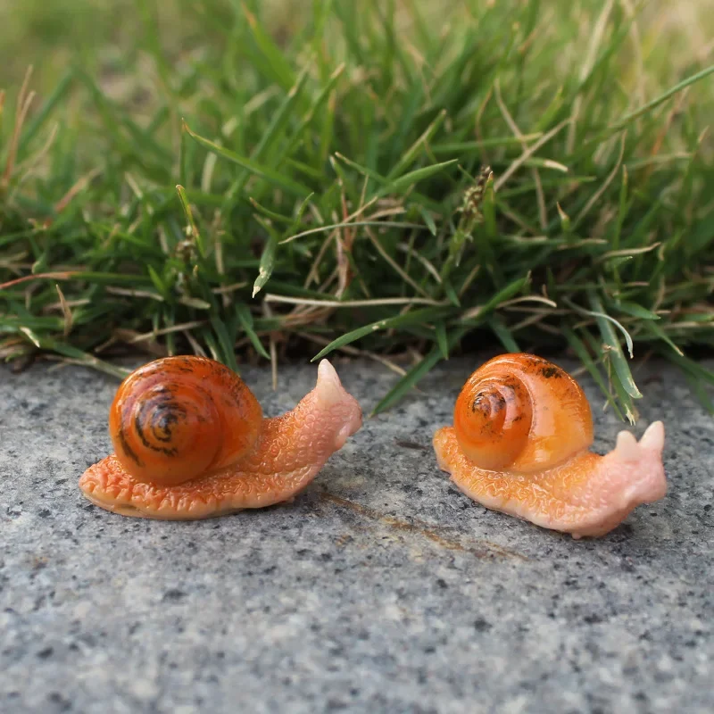 Kawaii Snail Figurines Artific - Marine Aquarium Aquascape recensie en prijs
