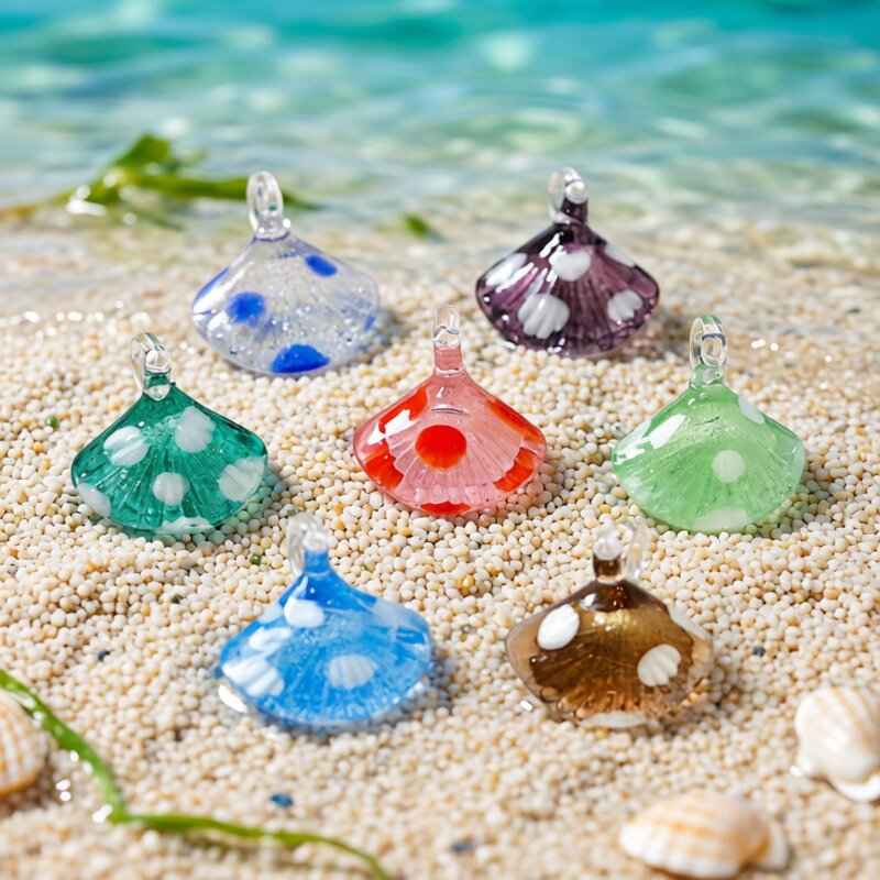 Colorful Mini Sea Shell Charm  - Marine Aquarium Aquascape recensie en prijs