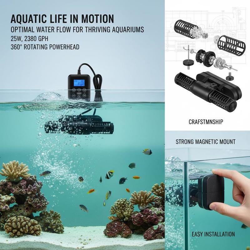 Free Shipping-Fish Tank Circul - Powerhead Wave Maker recensie en prijs