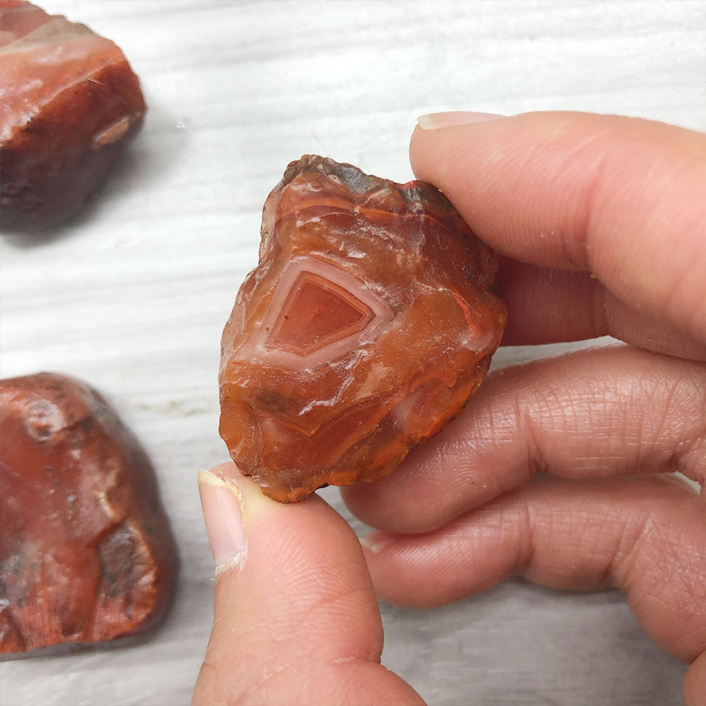 1pc Random Rough Raw Carnelian - Marine Aquarium Aquascape recensie en prijs