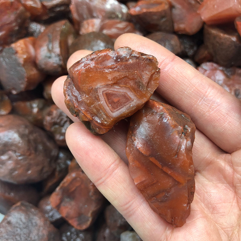 1pc Random Rough Raw Carnelian - Marine Aquarium Aquascape recensie en prijs