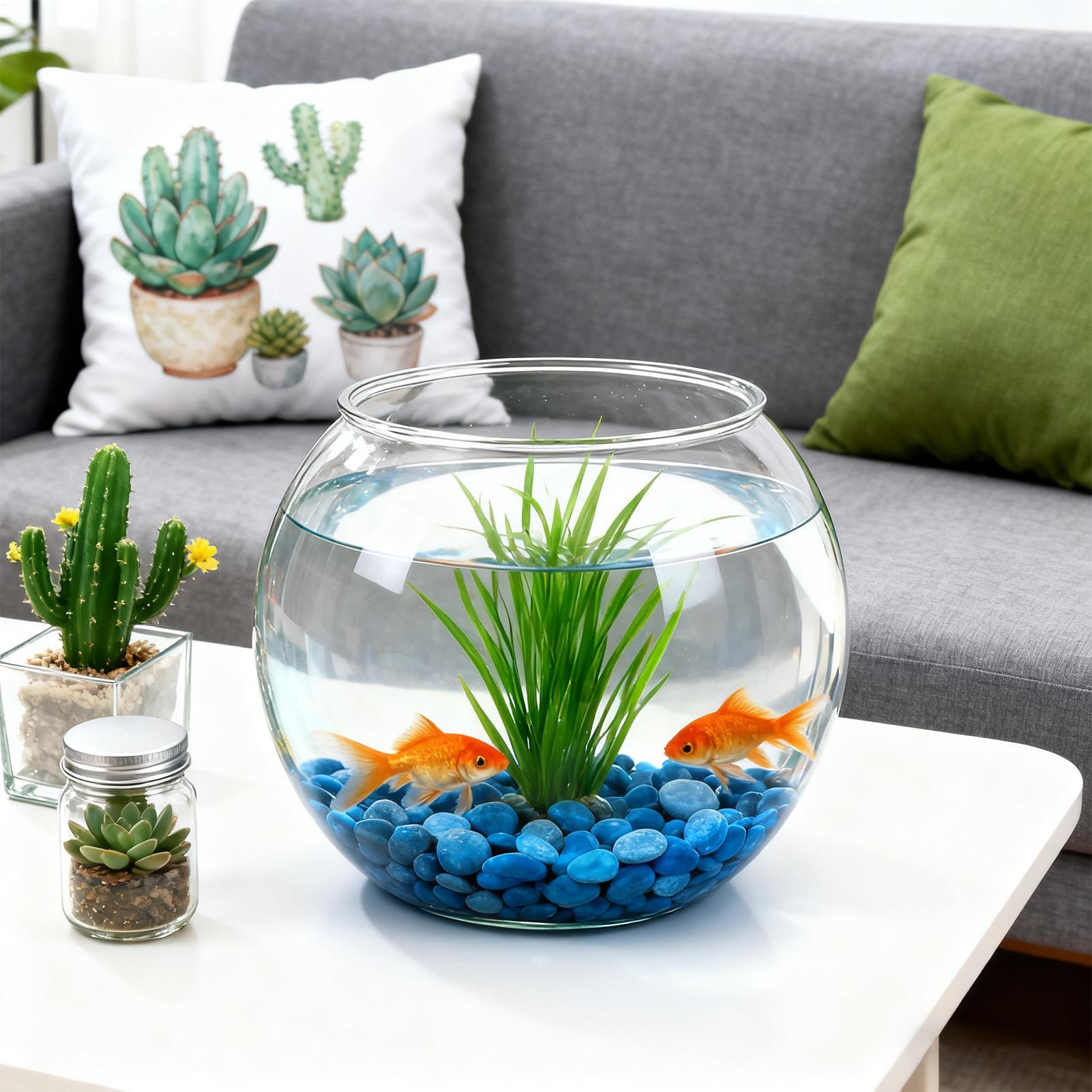 Bubble Bowl Space-Saving Aquar - Marine Aquarium Aquascape recensie en prijs