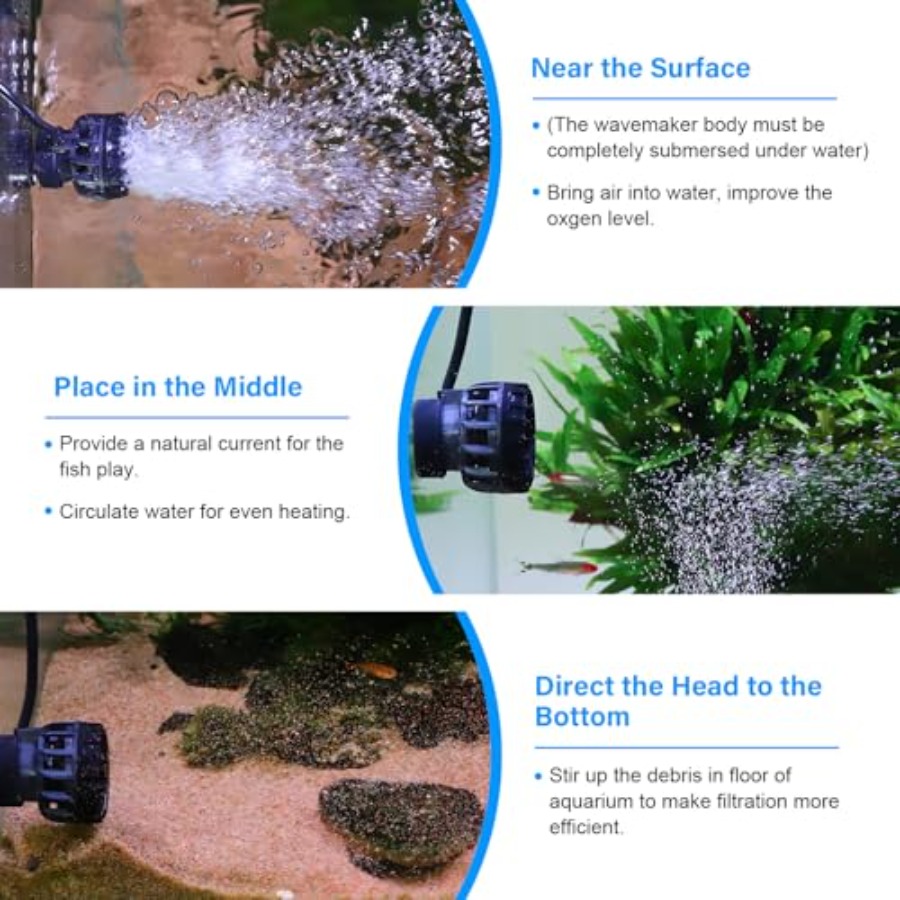 Aquarium Wave Maker for 5-10 G - Powerhead Wave Maker recensie en prijs